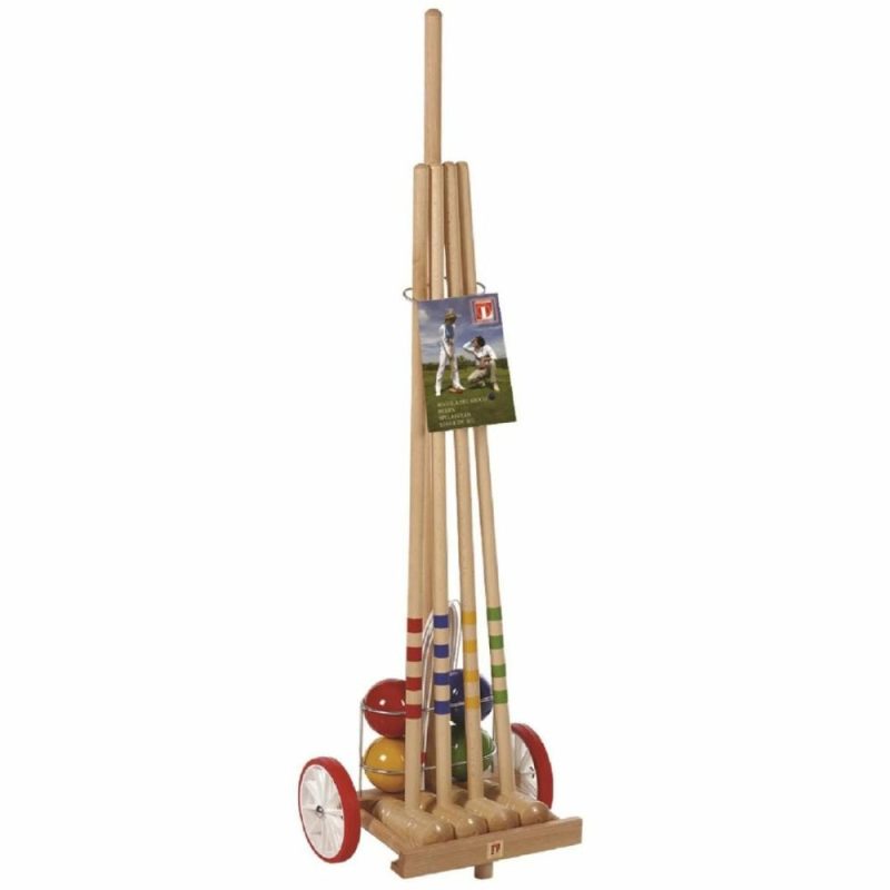 Active Play | 4 Player Croquet Set With Trolley Active Play Active Play