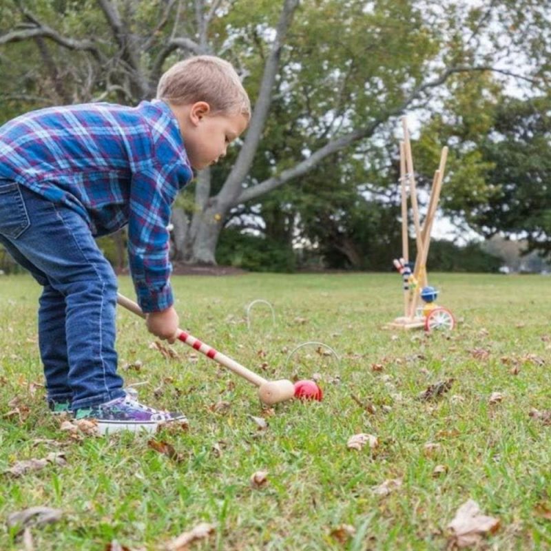 Active Play | 4 Player Croquet Set With Trolley Active Play Active Play