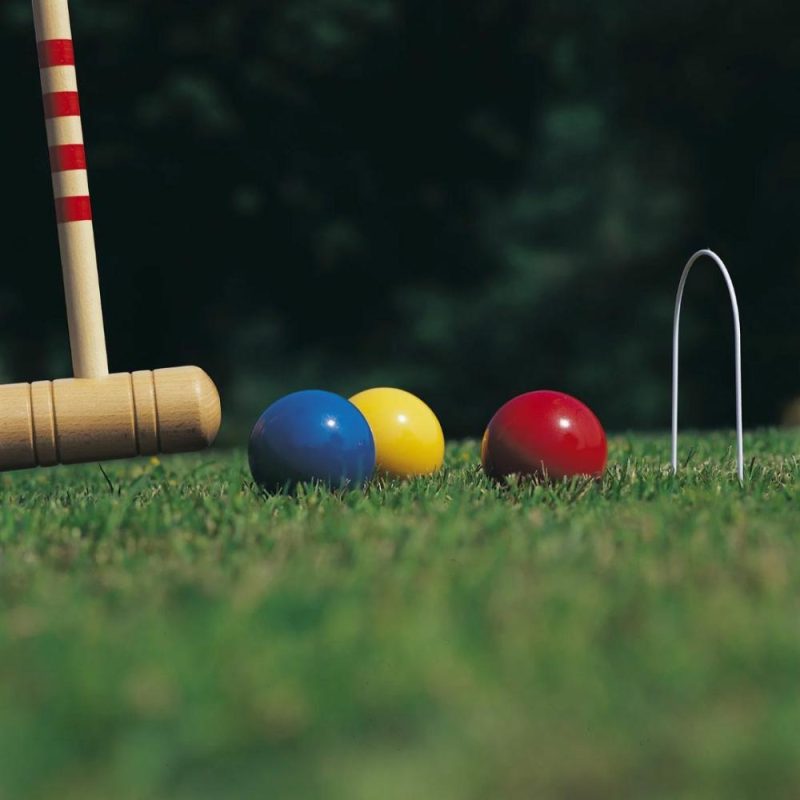 Active Play | 4 Player Croquet Set With Trolley Active Play Active Play