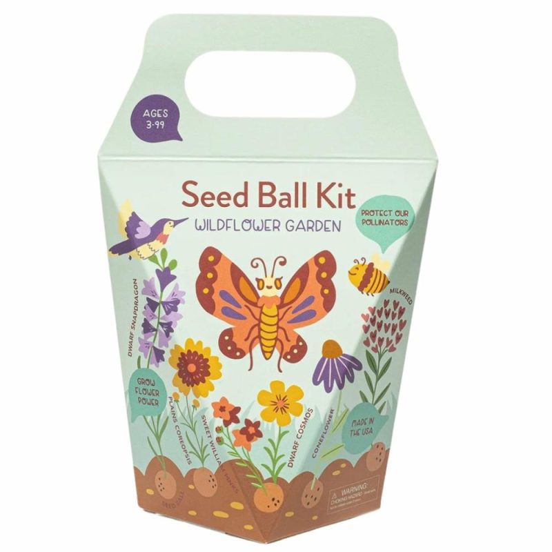 Active Play | Diy Seed Ball Kit Wildflower Garden Active Play Active Play