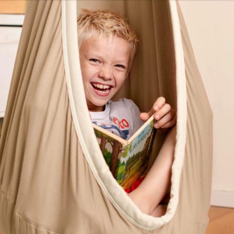 Active Play | Organic Cotton Kids Indoor Hanging Nest Swing Active Play Active Play