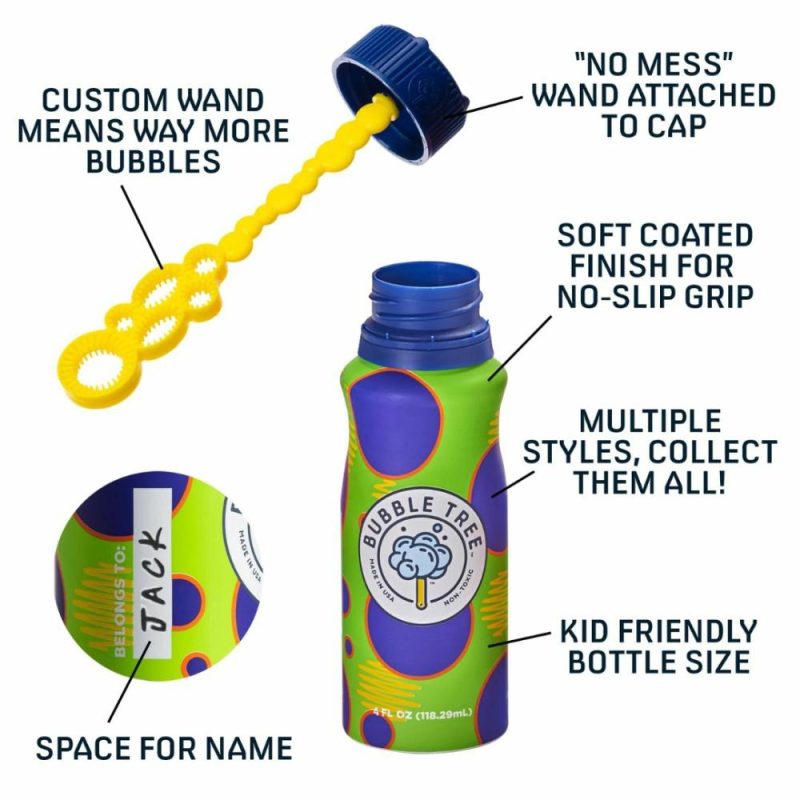 Active Play | Refillable Aluminum Bubble Bottle & Wand- Single Active Play Active Play