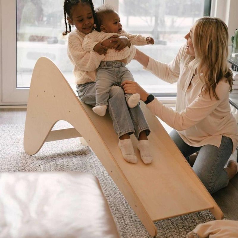 Active Play | Wooden Playramp Slide – Natural Active Play Active Play