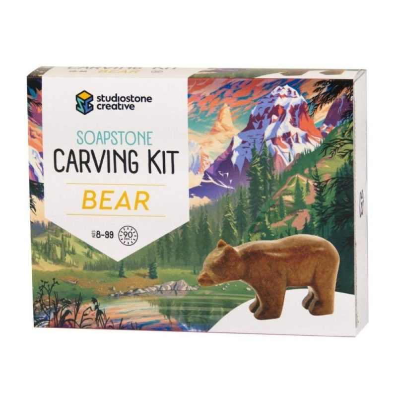 Arts & Crafts | Bear Soapstone Carving Kit Arts & Crafts Arts & Crafts