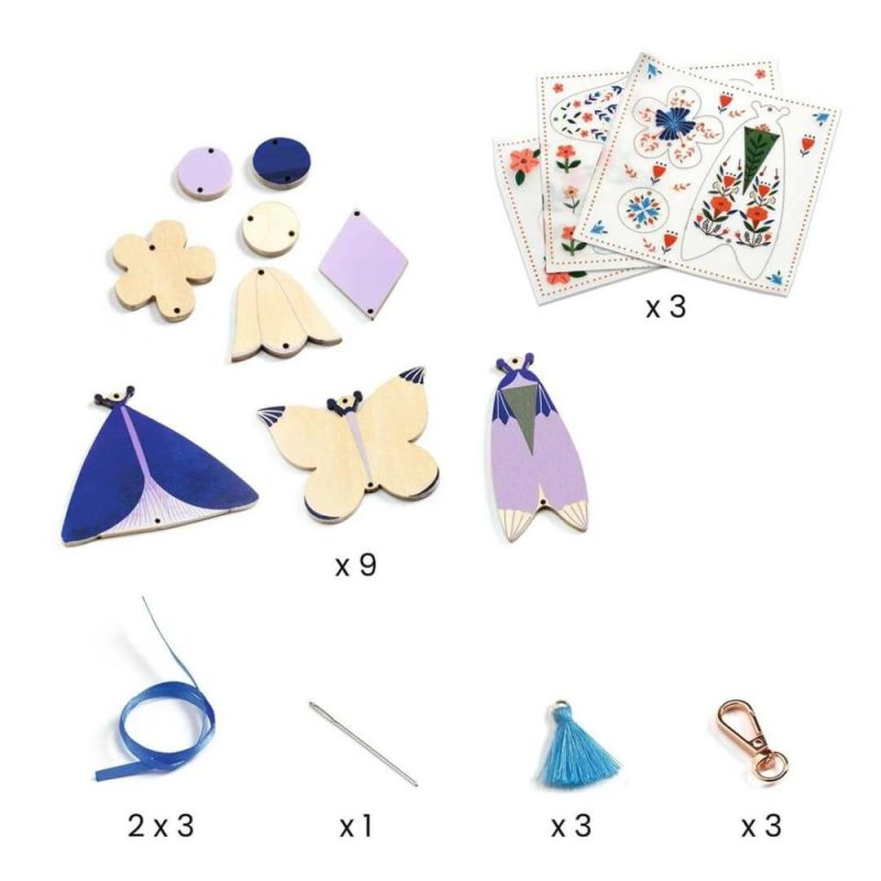 Arts & Crafts | Butterflies Diy Keychain Craft Kit Arts & Crafts Arts & Crafts