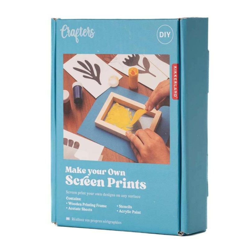 Arts & Crafts | Crafters Diy Screen Print Kit Arts & Crafts Arts & Crafts