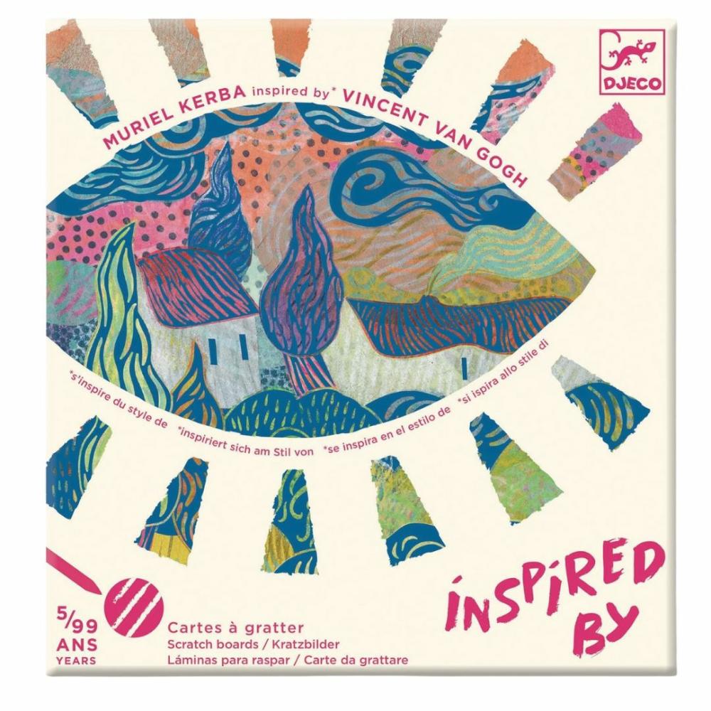 Arts & Crafts | Inspired By Van Gogh Scratch Kit Arts & Crafts Arts & Crafts