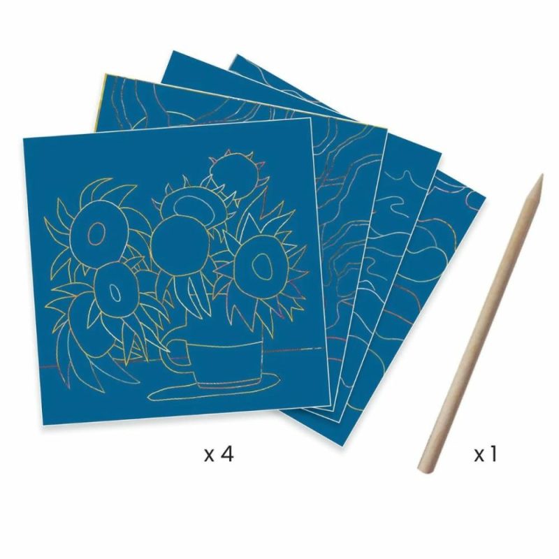 Arts & Crafts | Inspired By Van Gogh Scratch Kit Arts & Crafts Arts & Crafts