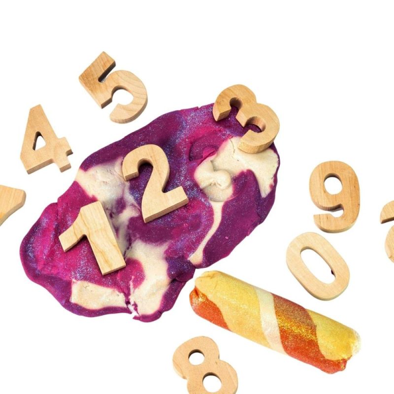 Arts & Crafts | Learning Numbers – Natural Play Dough Kit Arts & Crafts Arts & Crafts