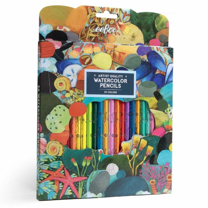 Arts & Crafts | Tidepool Watercolor Pencils- Set Of 24 Arts & Crafts Arts & Crafts