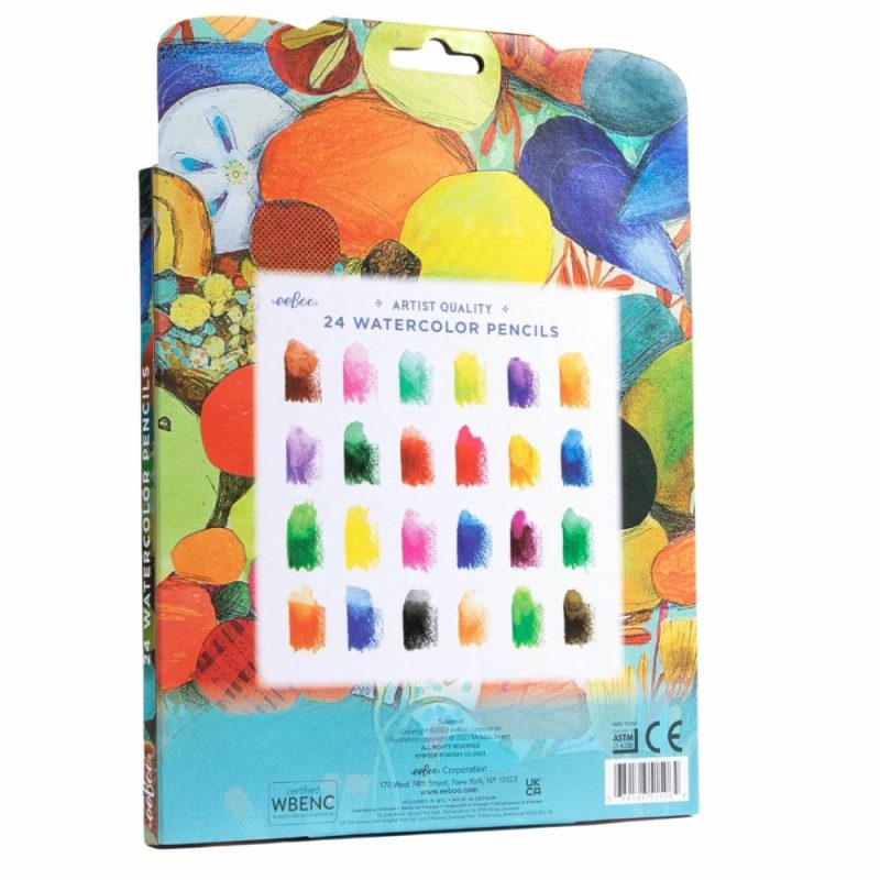 Arts & Crafts | Tidepool Watercolor Pencils- Set Of 24 Arts & Crafts Arts & Crafts