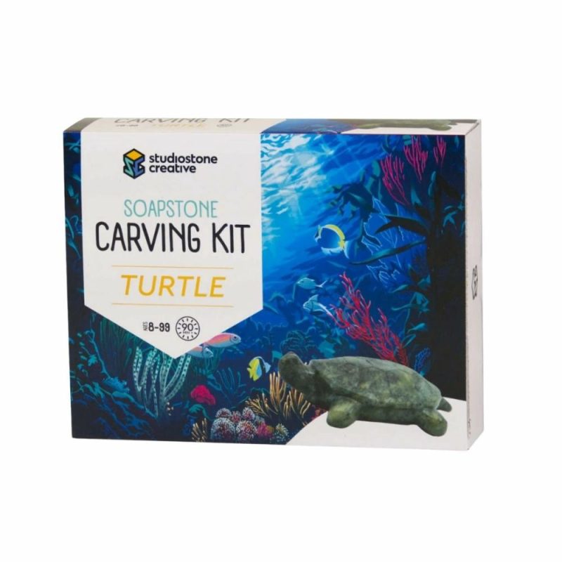 Arts & Crafts | Turtle Soapstone Carving Kit Arts & Crafts Arts & Crafts