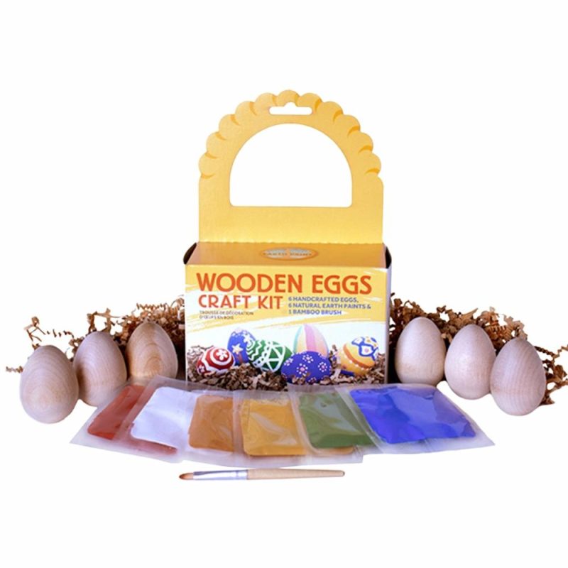 Arts & Crafts | Wooden Egg-Painting Craft Kit Arts & Crafts Arts & Crafts