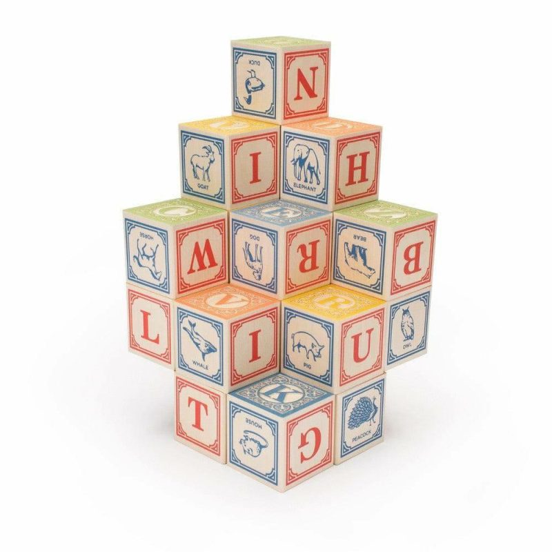 Blocks & Building | Classic Wooden Alphabet Blocks Blocks & Building Blocks & Building