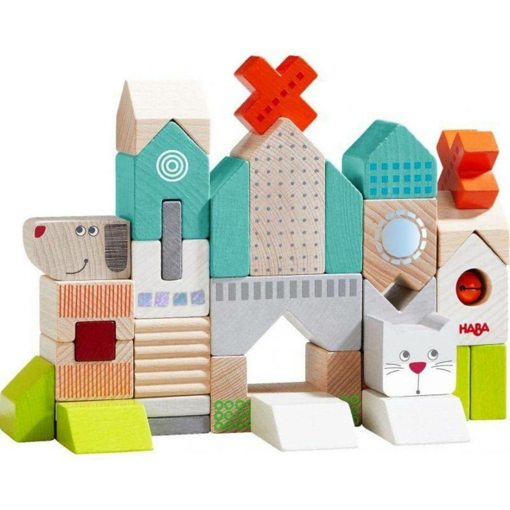 Blocks & Building | Dog & Cat Wooden Building Blocks Blocks & Building