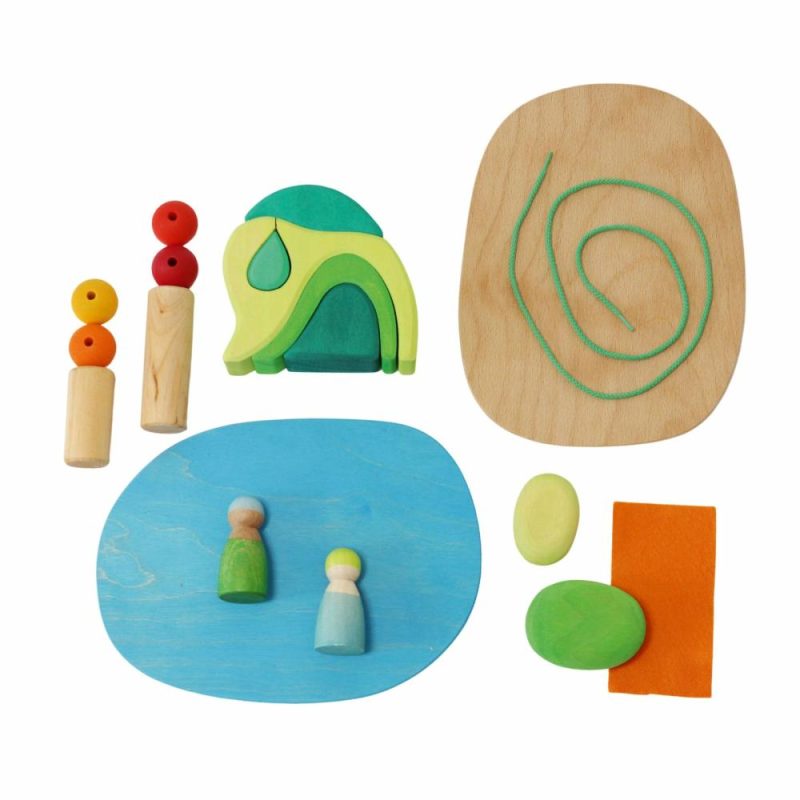 Blocks & Building | In The Woods – Wooden Small World Play Set Blocks & Building Blocks & Building