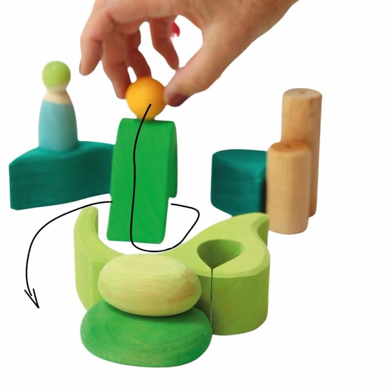 Blocks & Building | In The Woods – Wooden Small World Play Set Blocks & Building Blocks & Building