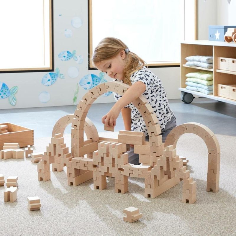 Blocks & Building | Interlocking Wooden Blocks Construction Set Blocks & Building Blocks & Building