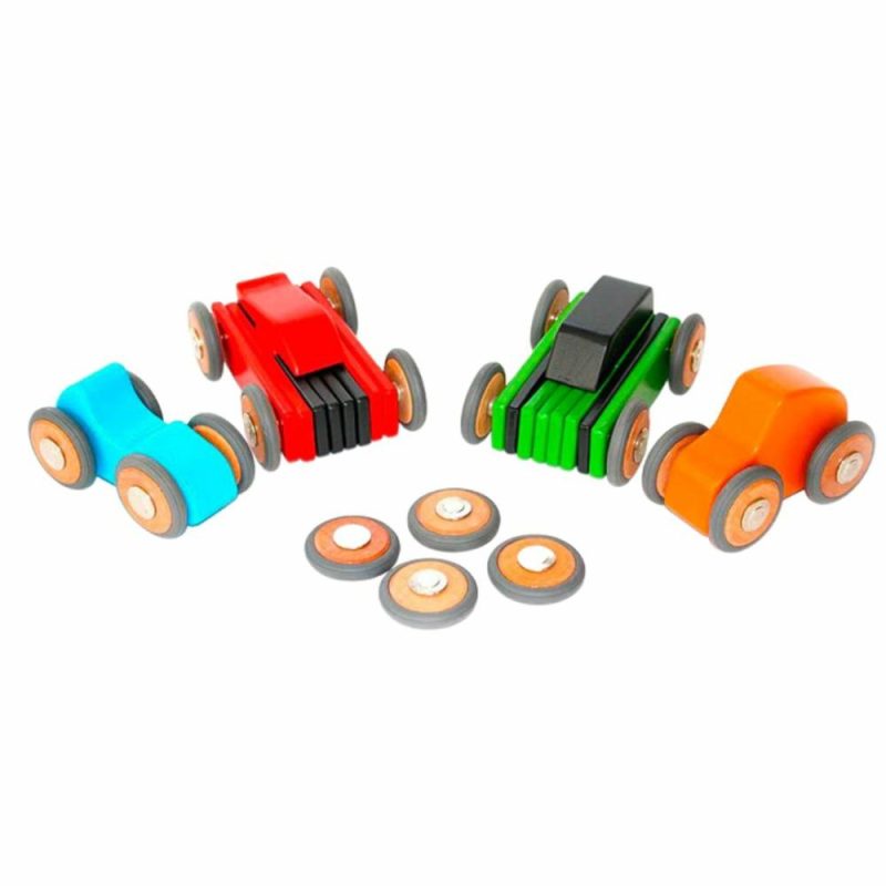 Blocks & Building | Magnetic Wheels – Set Of 4 Blocks & Building Blocks & Building