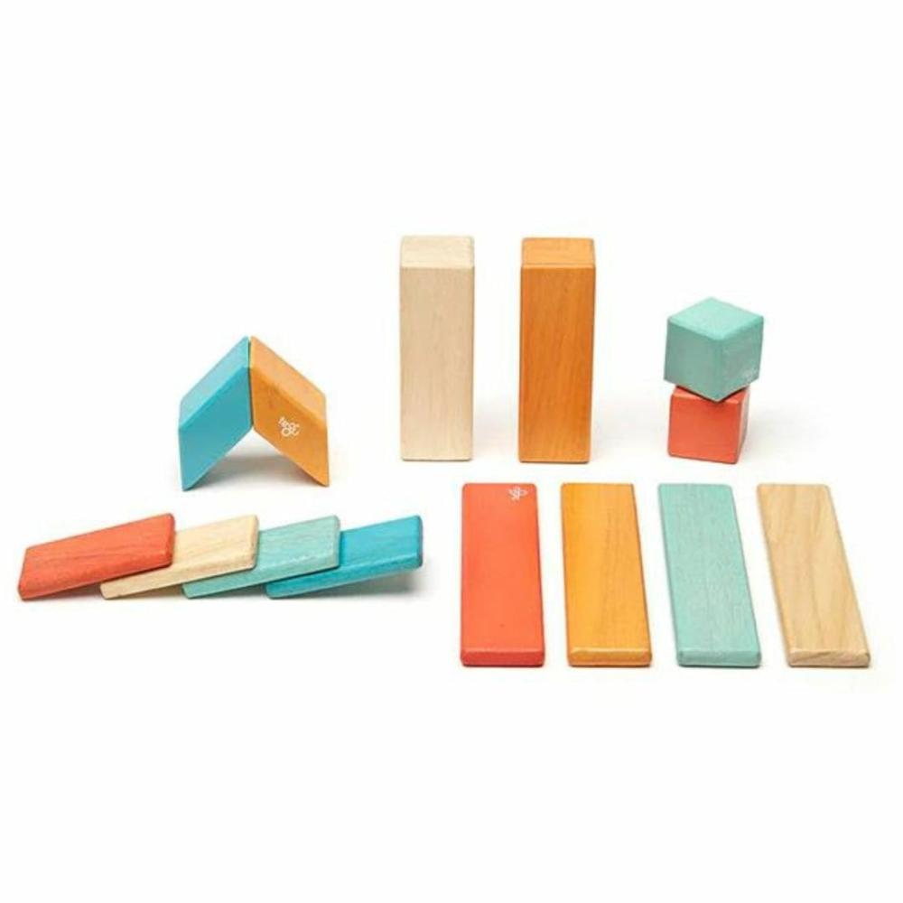 Blocks & Building | Magnetic Wooden Blocks – 14 Piece Set Sunset Blocks & Building Blocks & Building