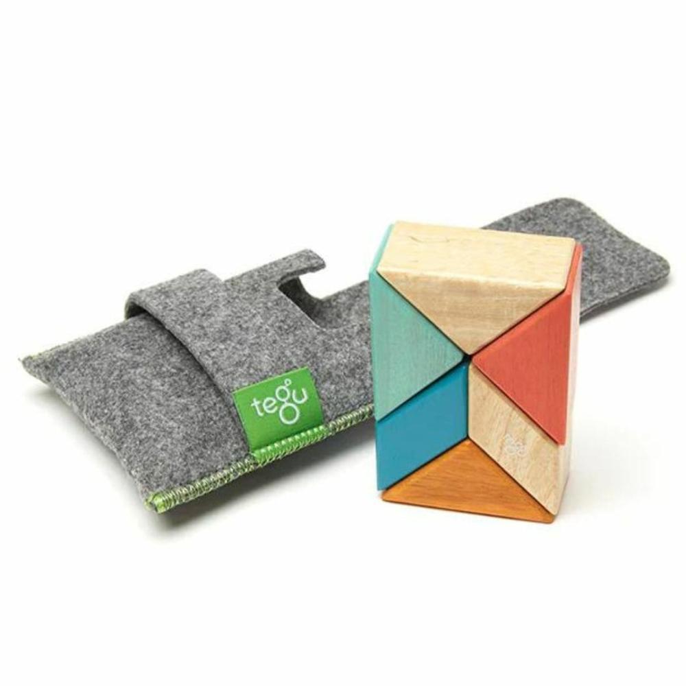 Blocks & Building | Pocket Pouch Prism Wooden Magnetic Blocks – Sunset Blocks & Building Blocks & Building