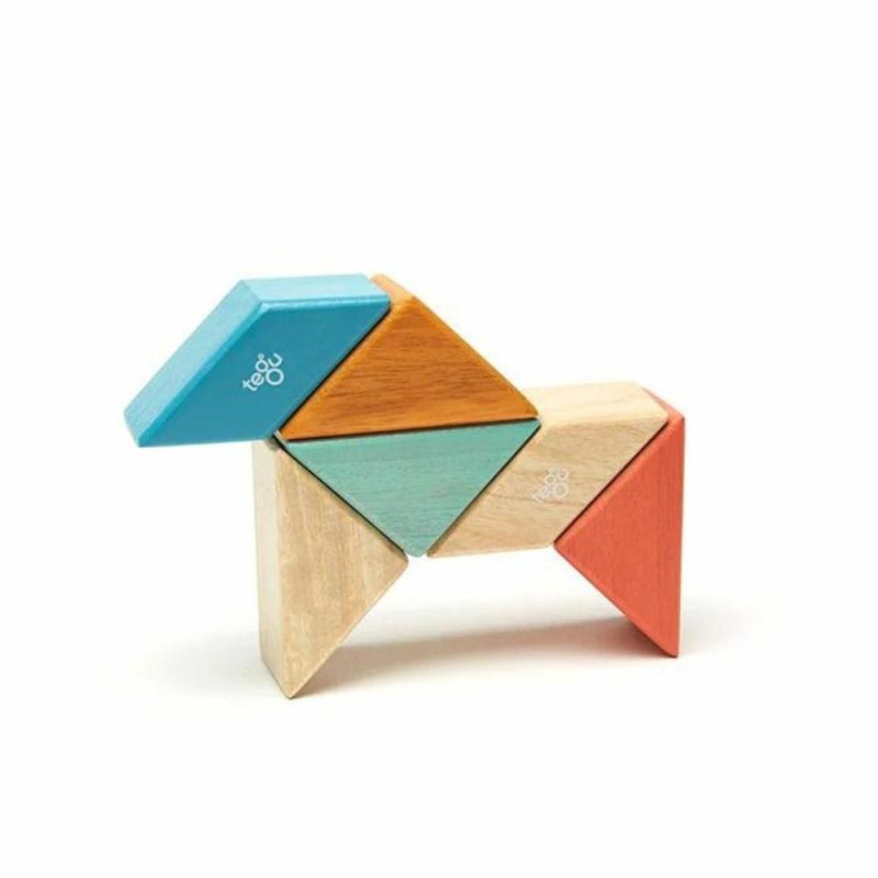 Blocks & Building | Pocket Pouch Prism Wooden Magnetic Blocks – Sunset Blocks & Building Blocks & Building