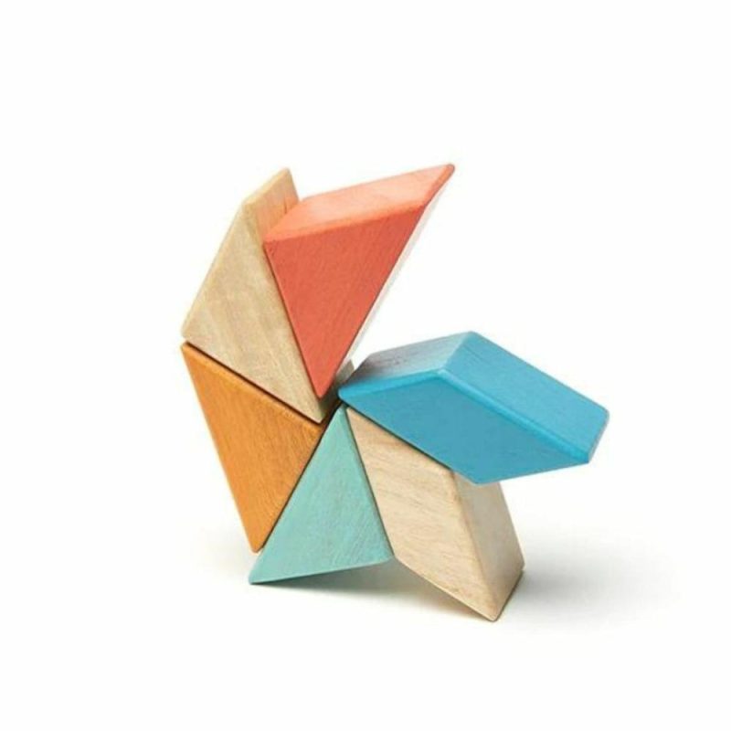 Blocks & Building | Pocket Pouch Prism Wooden Magnetic Blocks – Sunset Blocks & Building Blocks & Building