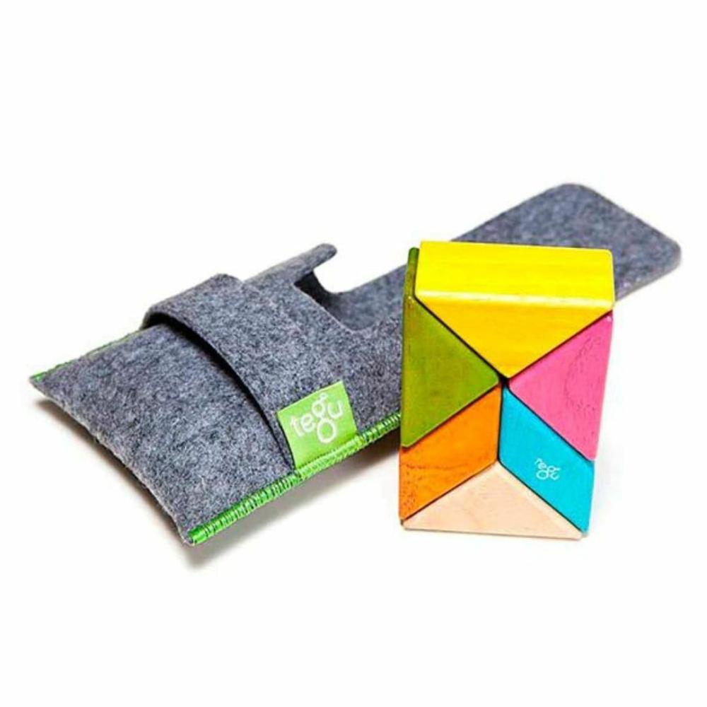 Blocks & Building | Pocket Pouch Prism Wooden Magnetic Blocks – Tints Blocks & Building Blocks & Building