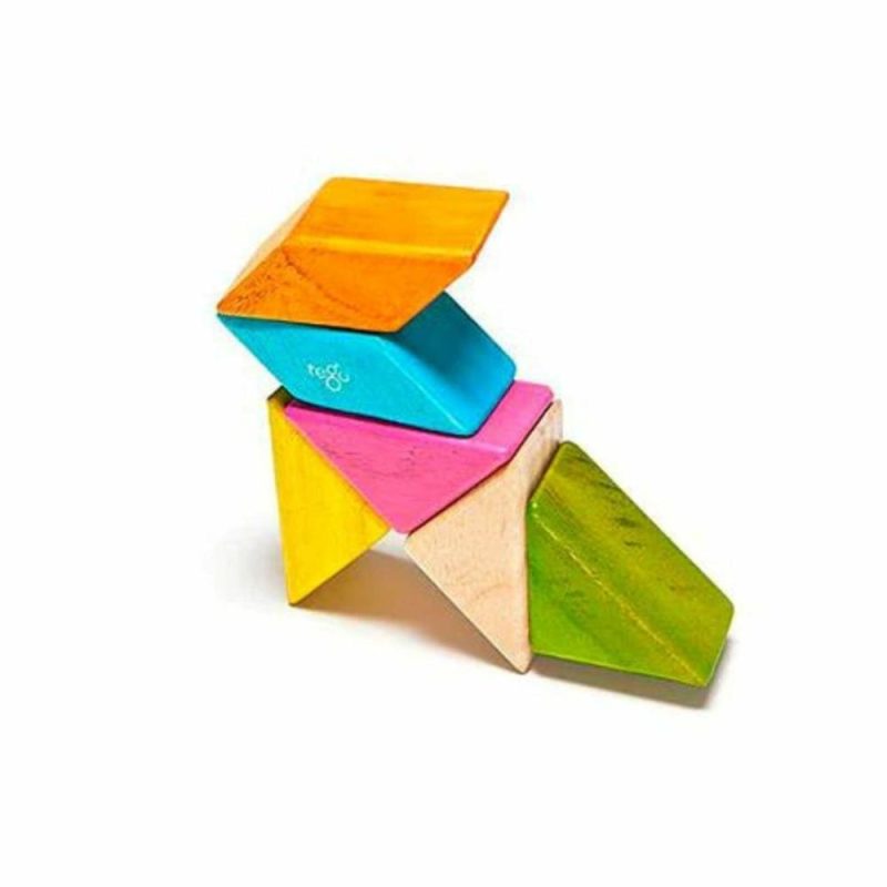 Blocks & Building | Pocket Pouch Prism Wooden Magnetic Blocks – Tints Blocks & Building Blocks & Building