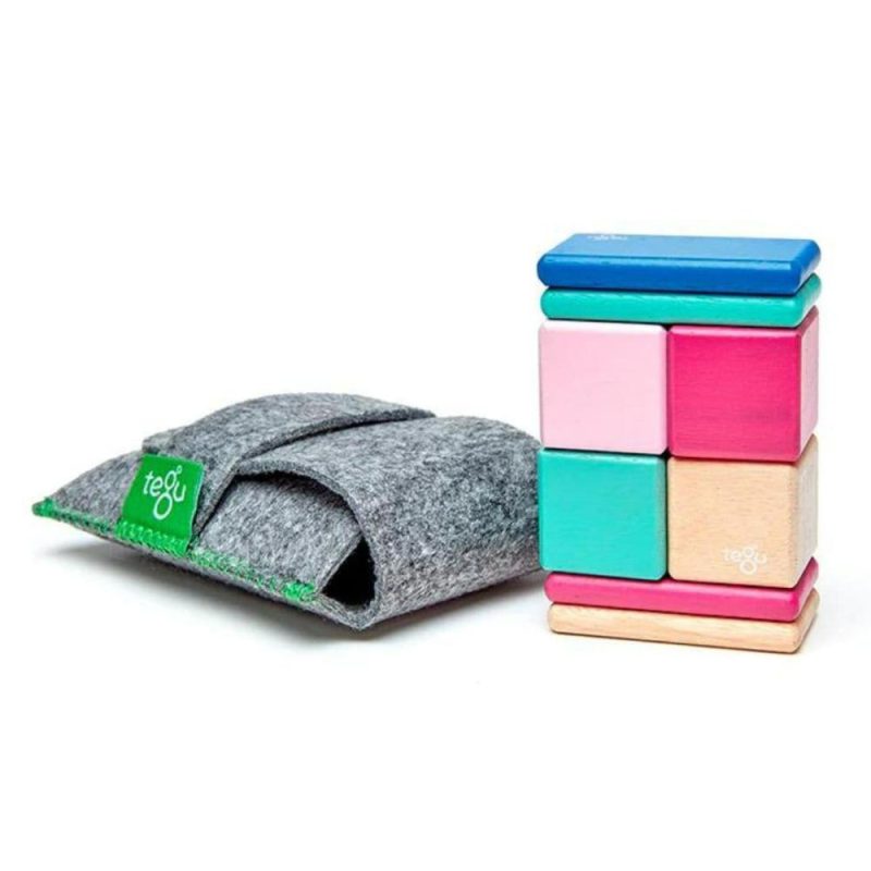 Blocks & Building | Pocket Pouch Wooden Magnetic Blocks – Blossom Blocks & Building Blocks & Building