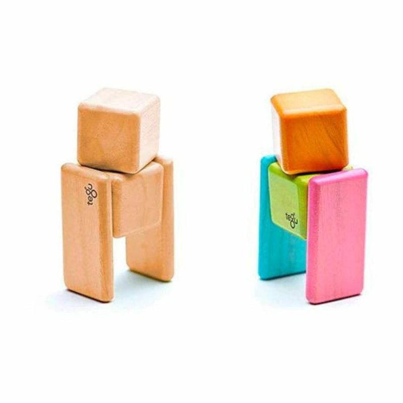 Blocks & Building | Pocket Pouch Wooden Magnetic Blocks – Tints Blocks & Building Blocks & Building