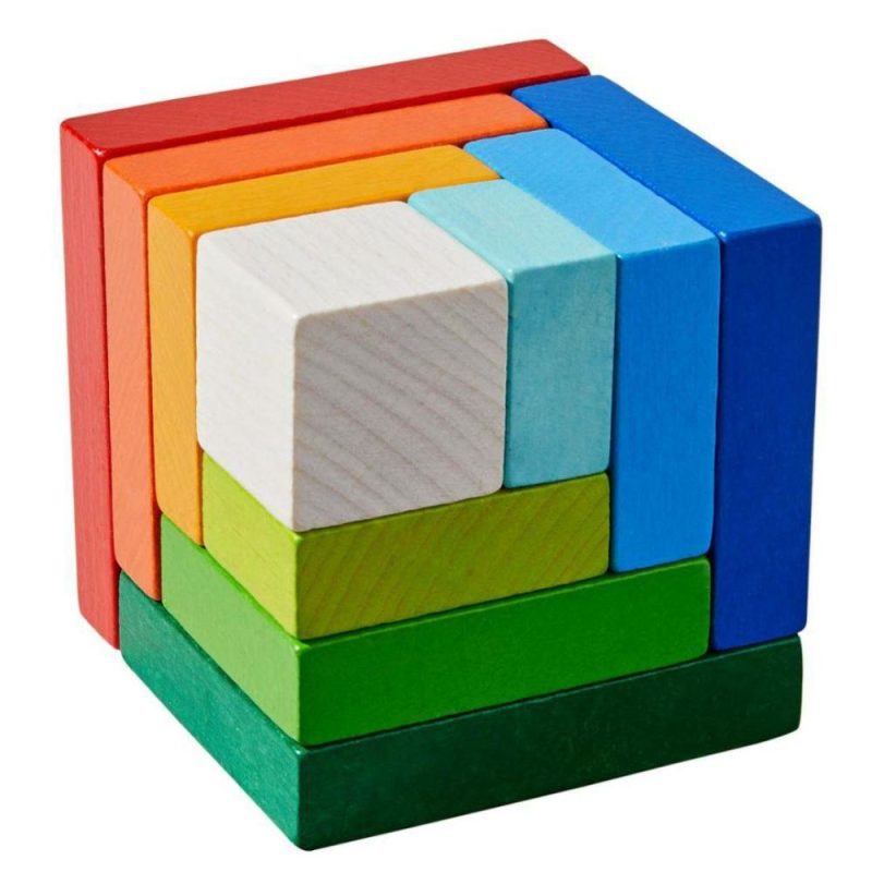 Blocks & Building | Rainbow Cube Game Wooden Blocks Blocks & Building Blocks & Building