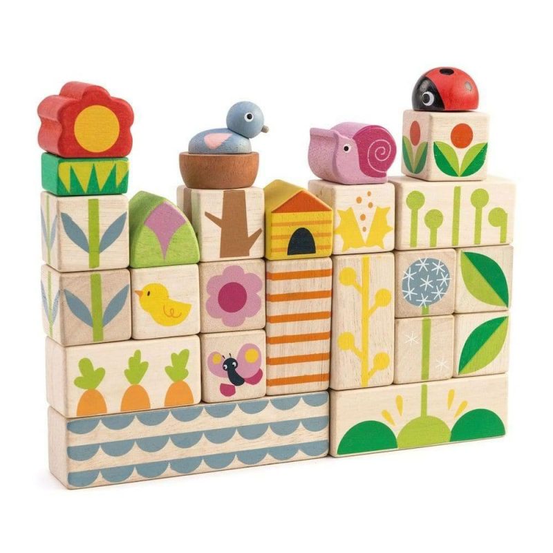 Blocks & Building | Wooden Garden Blocks Set Blocks & Building Blocks & Building