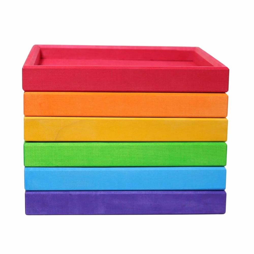 Blocks & Building | Wooden Rainbow Frames Blocks & Building Blocks & Building