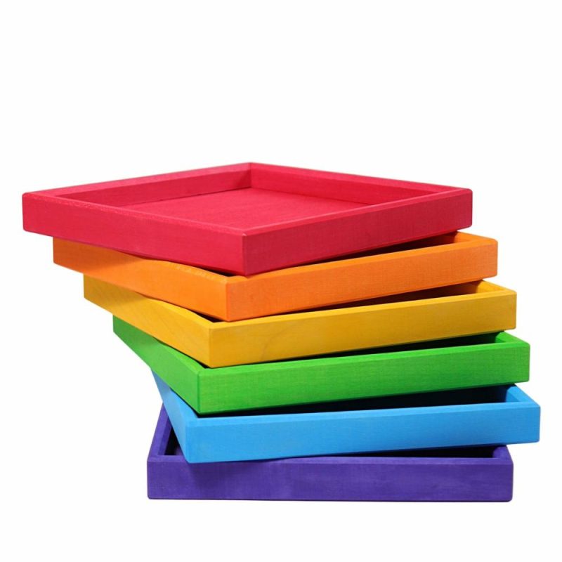 Blocks & Building | Wooden Rainbow Frames Blocks & Building Blocks & Building