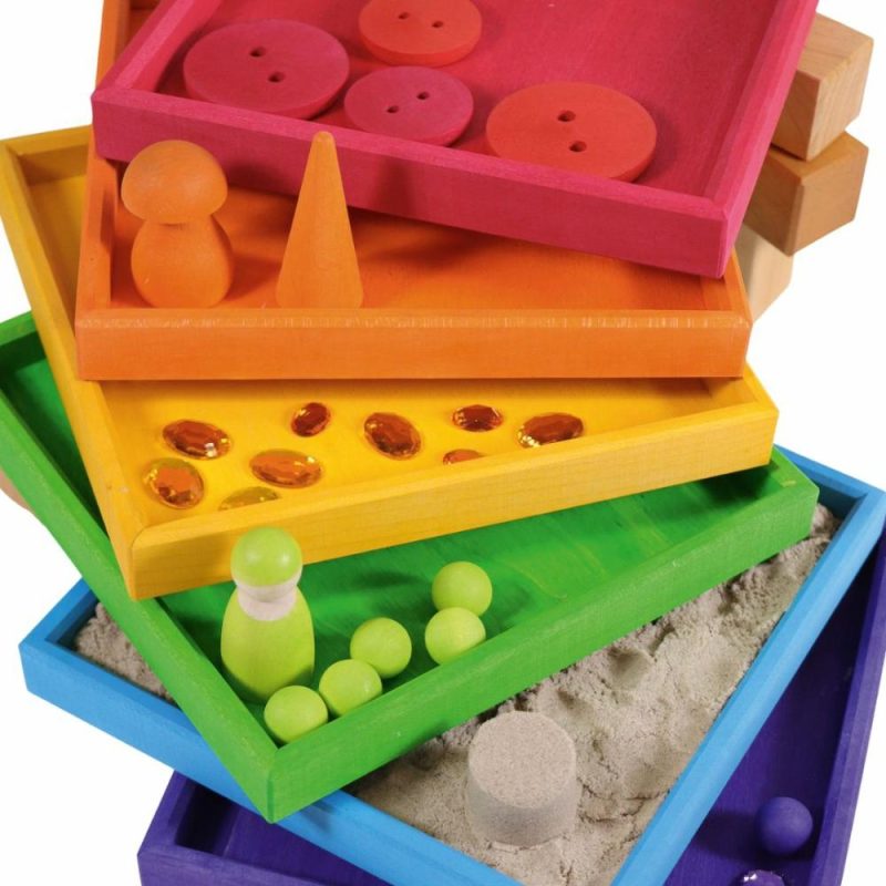 Blocks & Building | Wooden Rainbow Frames Blocks & Building Blocks & Building