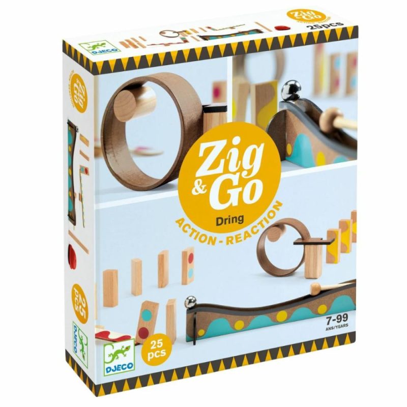 Blocks & Building | Zig & Go Dring Wooden Building Game – 25 Piece Set Blocks & Building Blocks & Building