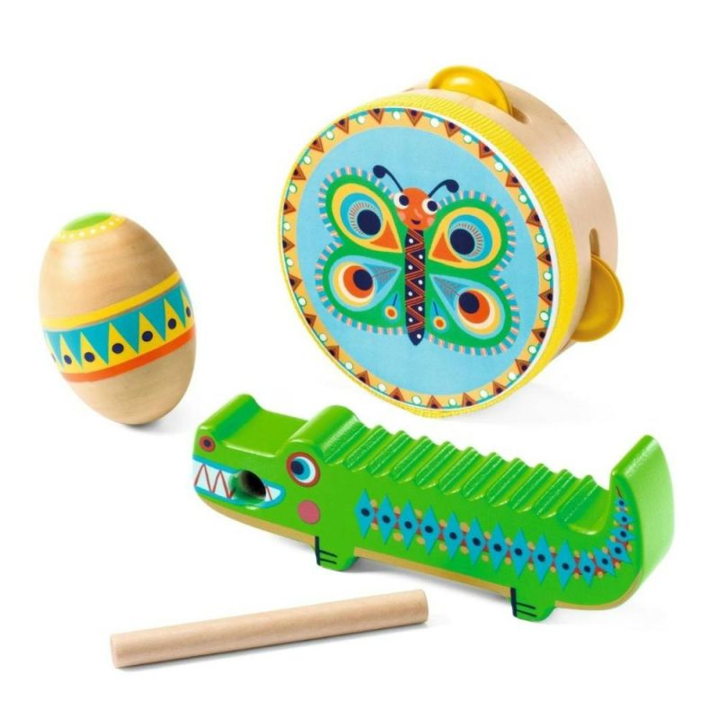 Developmental Toys | Animambos 3 Piece Instrument Music Set Developmental Toys Developmental Toys