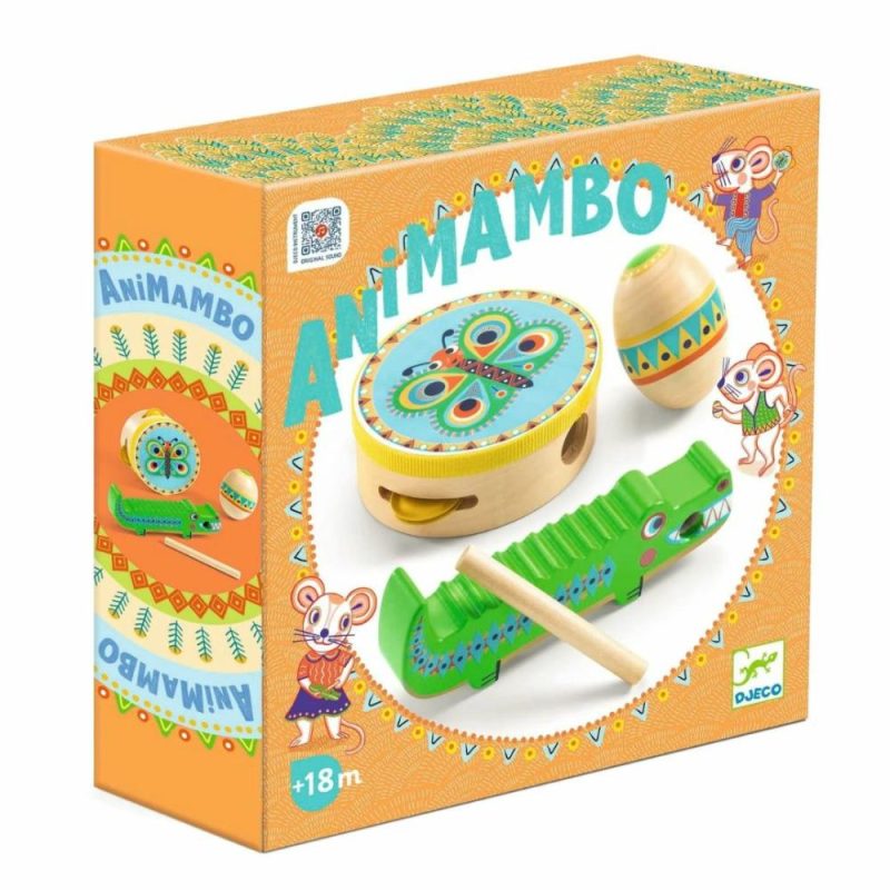 Developmental Toys | Animambos 3 Piece Instrument Music Set Developmental Toys Developmental Toys