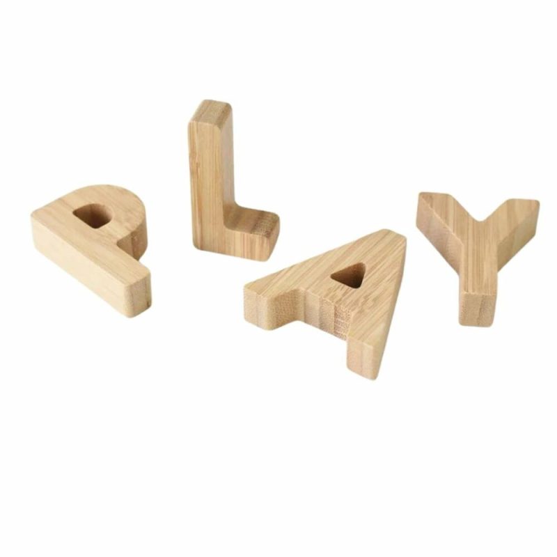 Developmental Toys | Bamboo Alphabet Set Developmental Toys Developmental Toys