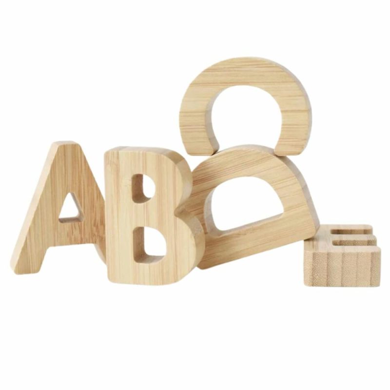 Developmental Toys | Bamboo Alphabet Set Developmental Toys Developmental Toys