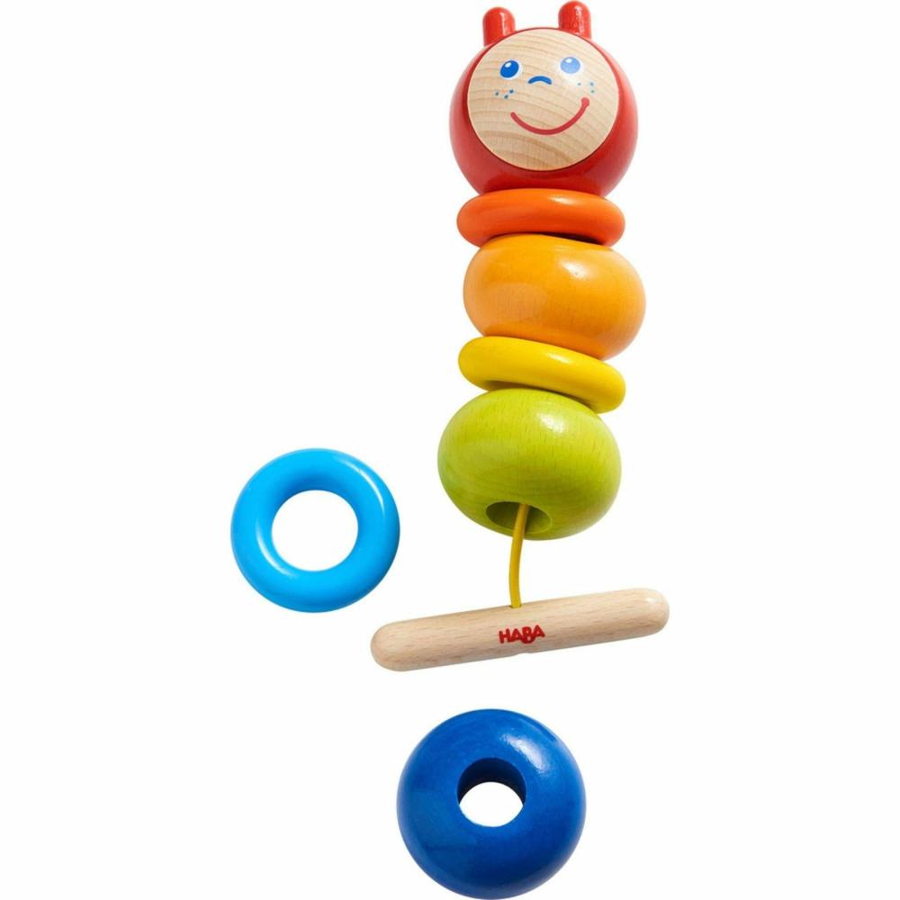 Developmental Toys | Caterpillar Wooden Threading Toy Developmental Toys Developmental Toys