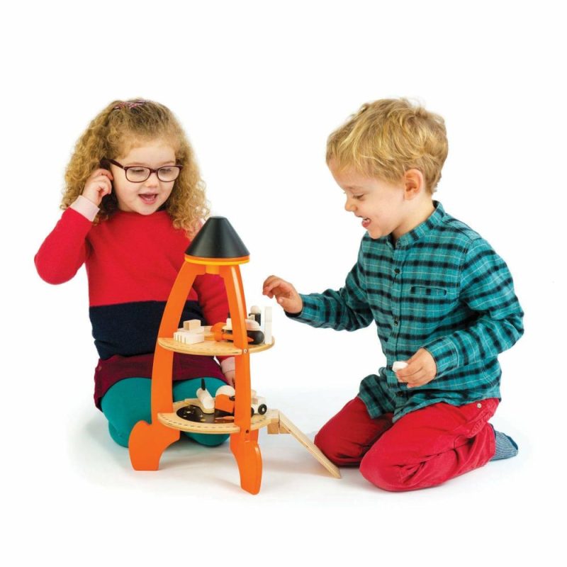 Developmental Toys | Cosmic Wooden Rocket Play Set Developmental Toys Developmental Toys