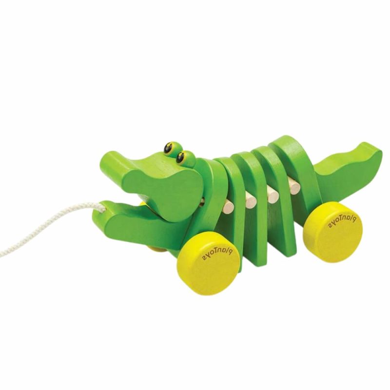 Developmental Toys | Dancing Alligator Wooden Pull Toy Developmental Toys Developmental Toys