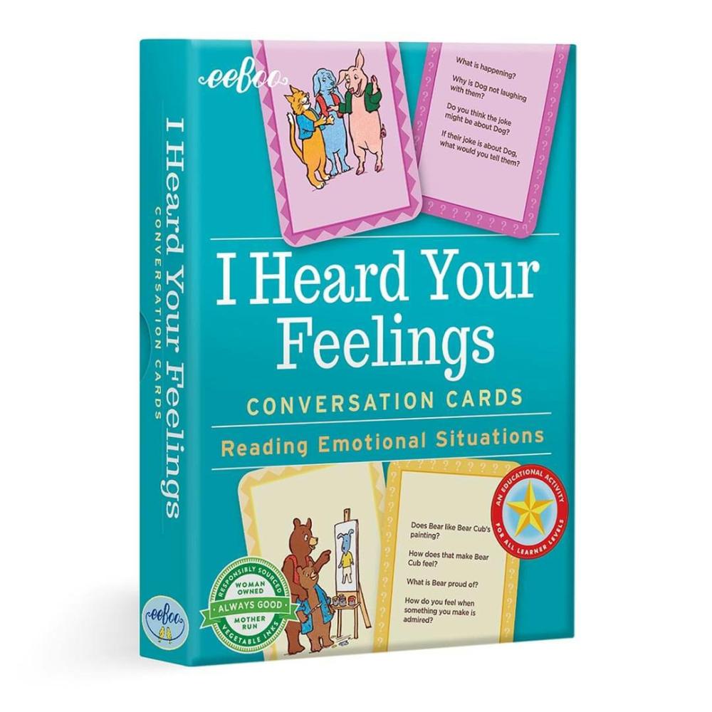 Developmental Toys | I Heard Your Feelings Conversation Cards Developmental Toys Developmental Toys