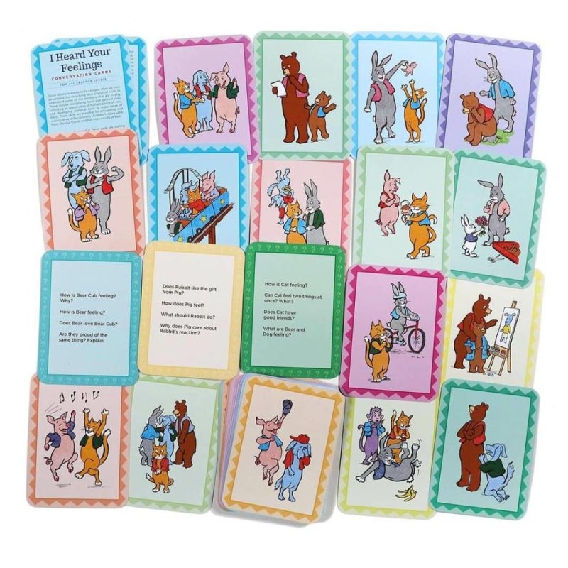 Developmental Toys | I Heard Your Feelings Conversation Cards Developmental Toys Developmental Toys