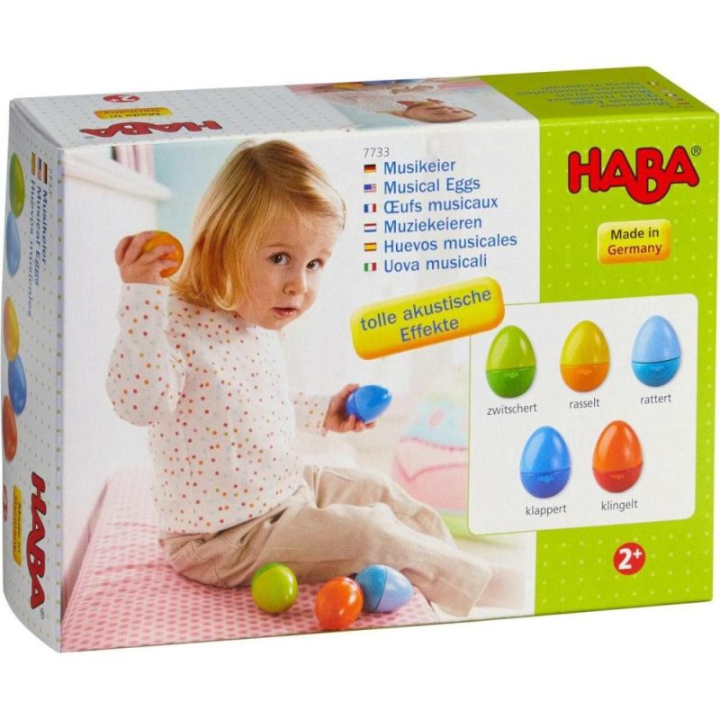 Developmental Toys | Musical Eggs – Wooden Rattles Developmental Toys Developmental Toys