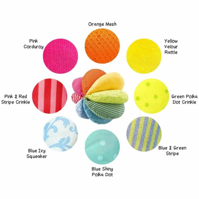 Developmental Toys | Rainbow Fabric Baby Ball Developmental Toys Developmental Toys