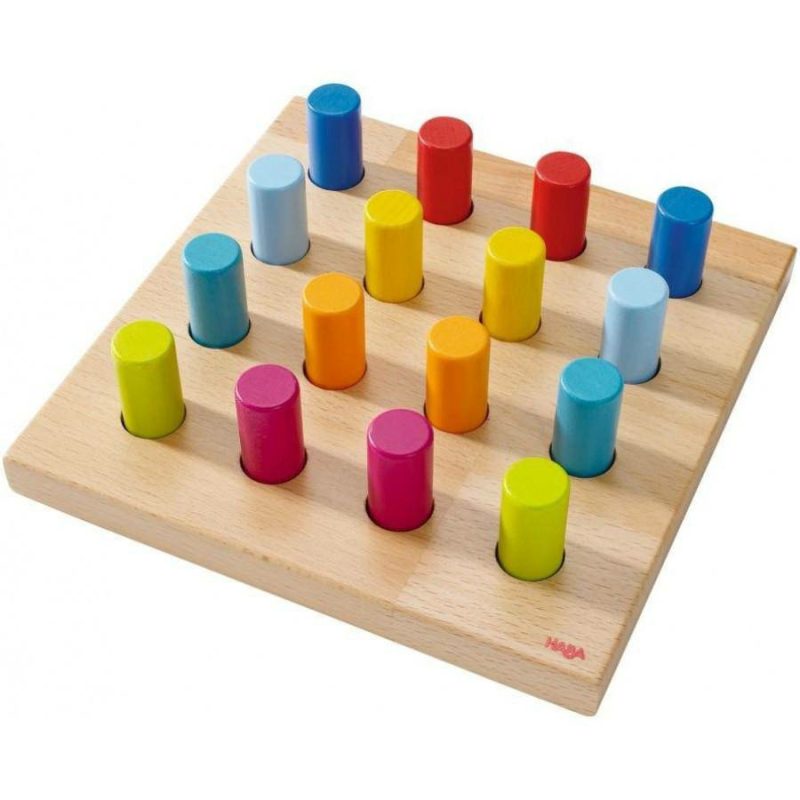 Developmental Toys | Rainbow Whirls Pegs & Rings Game Developmental Toys Developmental Toys