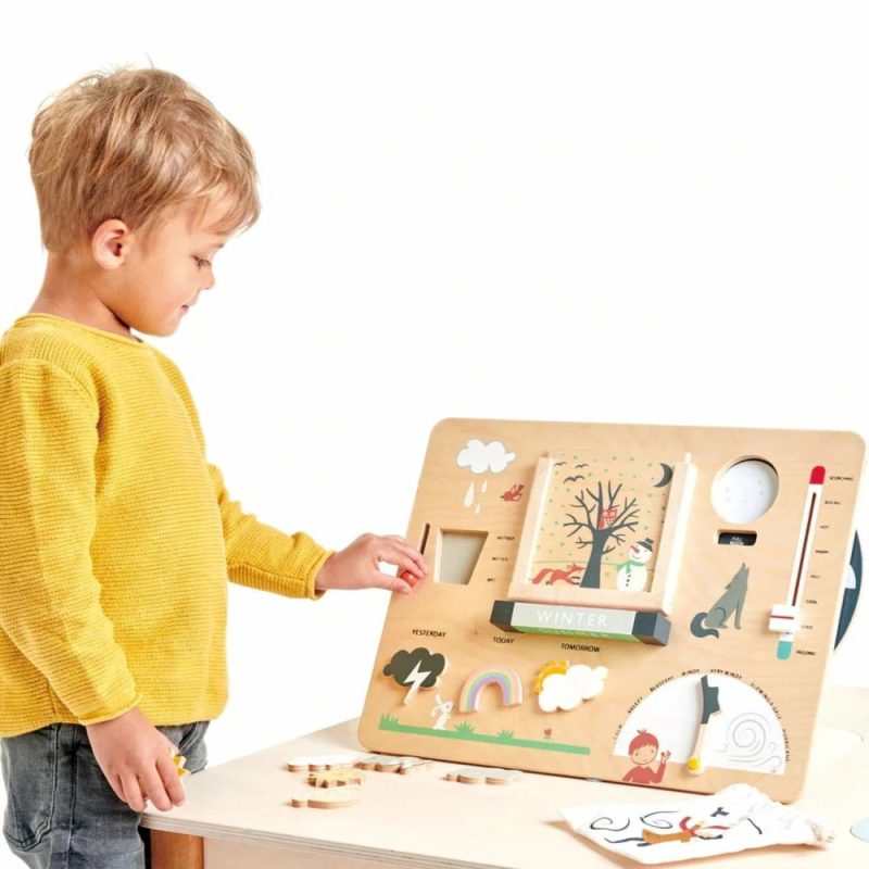 Developmental Toys | Seasonal Wooden Weather Station Developmental Toys Developmental Toys